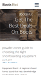 Mobile Screenshot of boots-hut.com