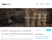 Tablet Screenshot of boots-hut.com